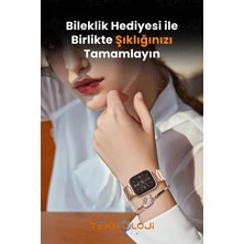 Kadın Akıllı Saat  G9 Mini Flamingo Kolye Hediyeli Ios ve Android Uyumlu 38MM 2.2inç