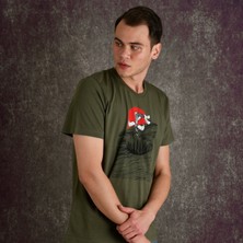 Fish Erkek Baskılı T-Shirt