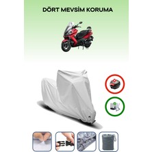 Breen Kymco Downtown 250I Için Kilit Uyumlu Motosiklet Branda, Güvenli, Su Geçirmez Dayanıklı Kumaş