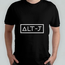 Pixxa Alt-J Unisex %100 Pamuklu Bisiklet Yaka T-Shirt Model 2