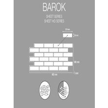 Elastik Tuğla Duvar Kaplaması |- BAROK-115