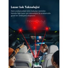 Af-01 Araba & Ev Kokusu Otomatik Şarjlı 160ML Lazer Işık Yıldız Tavan Yeni Nesil Smart Koku Difüzör