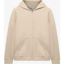 Skechers M Essential Full Zip Hoodie Sweatshirt Erkek Gri Sweatshirt S242112-013
