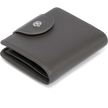 Tergan  Gri Hakiki Deri Kadın Cüzdan - S1CB00005674-F5S