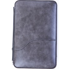 Cohiba Antrasit Çakmak Kesicili Deri Puro Taşıma Çantası & Seyahat Humidoru