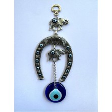 Zamak Döküm Metal Nal ve Fil Figür Duvar Kapı Süsü ve Aksesuar