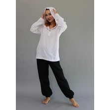 Keten Unisex Kapüşonlu Sweet