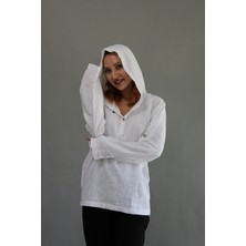 Keten Unisex Kapüşonlu Sweet
