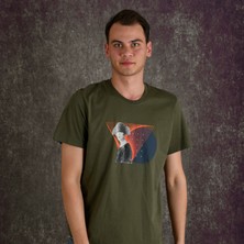 Staring Woman Erkek Baskılı T-Shirt