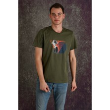 Staring Woman Erkek Baskılı T-Shirt