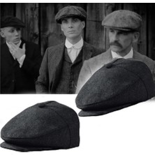 Köstebek Peaky Blinders Kasket Şapka Standart Beden Erkekler İçin Şık Tasarım