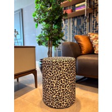 Leopar Desen Puf