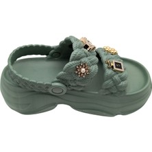 Floraflex | Kadın Eva Lastik Sandalet  - Floraflex - Yeşil - 39