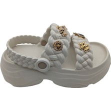 Floraflex | Kadın Eva Lastik Sandalet  - Floraflex - Beyaz - 40