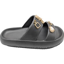 Jollysole | Kadın Eva Lastik Terlik - Jollysole - Siyah - 37