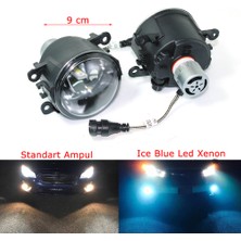 Peugeot 207 2008 Buz Mavisi LED Xenon Sis Farı Seti