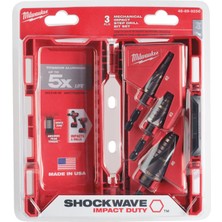 Milwaukee Shockwave Kademeli Matkap Uç Seti 3 Parça 48899266