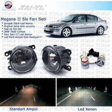 Renault Megane 2004-2008 Beyaz LED Xenon Sis Farı Seti