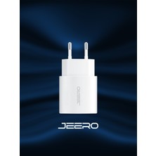 JEERO Compact 20W USB + Type-C Çıkışlı 3.0A Hızlı Şarj Başlığı Şarj Aleti