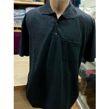 Erkek Polo Yaka Düğmeli Cepli T-Shirt