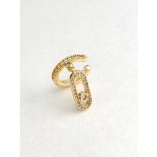 Çelik Taşlı Kıkırdak Küpe