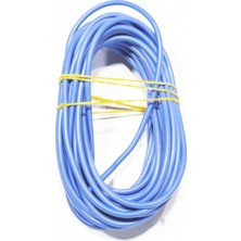 Sern 1mm 5metre Yanmaz Silikon Kablo TTR MAVİ Renk