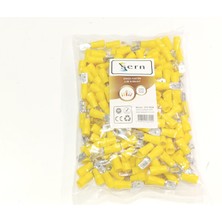 Sern Izoleli Erkek Faston Kablo Ucu 0,8x6,35 1,50-2,50MM² Mavi 200 Adet