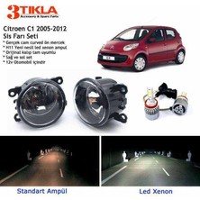 Citroen C1 2005-2012 Beyaz LED Xenon Sis Farı Seti