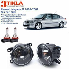 Renault Megane Sedan 2006 Sis Farı Set  Oem:  8200074008