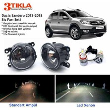 Dacia Sandero 2013-2018 Beyaz LED Xenon Sis Farı Seti