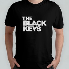 Pixxa The Black Keys Unisex %100 Pamuklu Bisiklet Yaka T-Shirt Model 4
