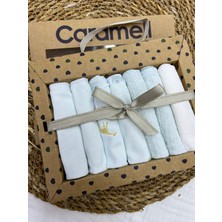 Caramell Coton 7li Bebek Ağız Silme Mendili Safari Desenli //1373