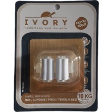 Ivory - Sihirli Mop Askısı -Gold-3'lü Askı