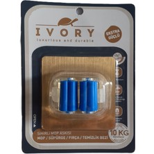 Ivory - Sihirli Mop Askısı -Gold-3'lü Askı