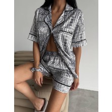 Geometrik Desen Pijama Takımı