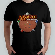 Pixxa Magic The Gathering Unisex %100 Pamuklu Bisiklet Yaka T-Shirt