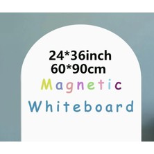 Yazılabilir Yapışkanlı Manyetik Duvar Panosu Mıknatıs Tutan Pano 60 x 90 cm