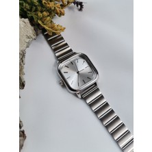 Luna Jewelry Elegant Kare Kasa 316 L Çelik Kadın Saati