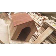 Kedi Evi Ahşap Kayın