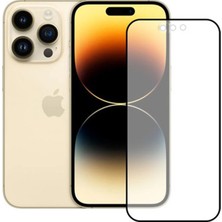 iPhone 14 Pro Uyumlu Ön Koruma Mat Seramik Nano Ekran Koruyucu (Siyah)