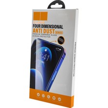 iPhone 12 Pro Max Uyumlu Toz Filtreli Hd Temperli Cam Ekran Koruyucu (Siyah)