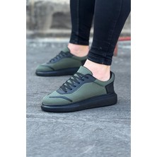 Derije D-Erkek Haki Triko Casual Ayakkabı WG019