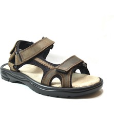 Onlo Ayakkabı DK.391-2 Hakiki Deri Cırtlı Anatomik Erkek Spor Sandalet