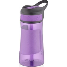 Serenity Haven 460ML Pipetli Silikon Gövde Tritan Su Matarası New  9001