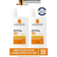 La Roche-Posay Anthelios Uvmune 400 50+ Faktör Güneş Koruyucu Yüz Kremi 50ML (2 Adet)