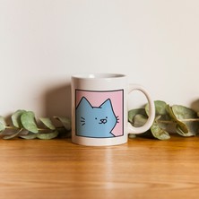 Kupa Bardak - Kedi Desenli Kupa Bardak - Hediyelik Kupa Bardak
