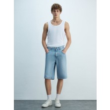 LTB Erkek Martıe Rahat Kesim Jean Bermuda