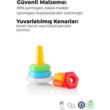 Kiki Fileli Renkli Altıgen Halkalar