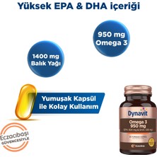 Dynavit Omega 3 950 Mg 30 Yumuşak Kapsül - Yüksek Epa Ve Dha