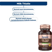 Dynavit Milk Thistle Complex 60 Kapsül - Deve Dikeni Tohum Ekstresi, Enginar, Karahindiba, Maydanoz